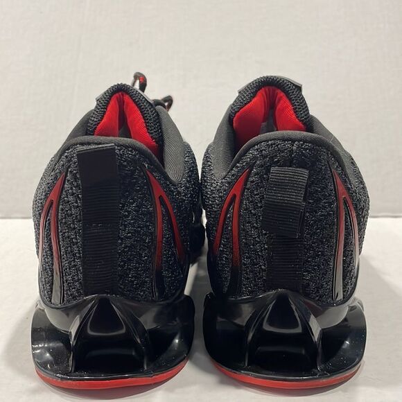 Dream Horse Men’s Steel Toe Shoes Sneakers Lace‎ Up Sz 6.5 Black Red #21032 - Picture 5 of 11